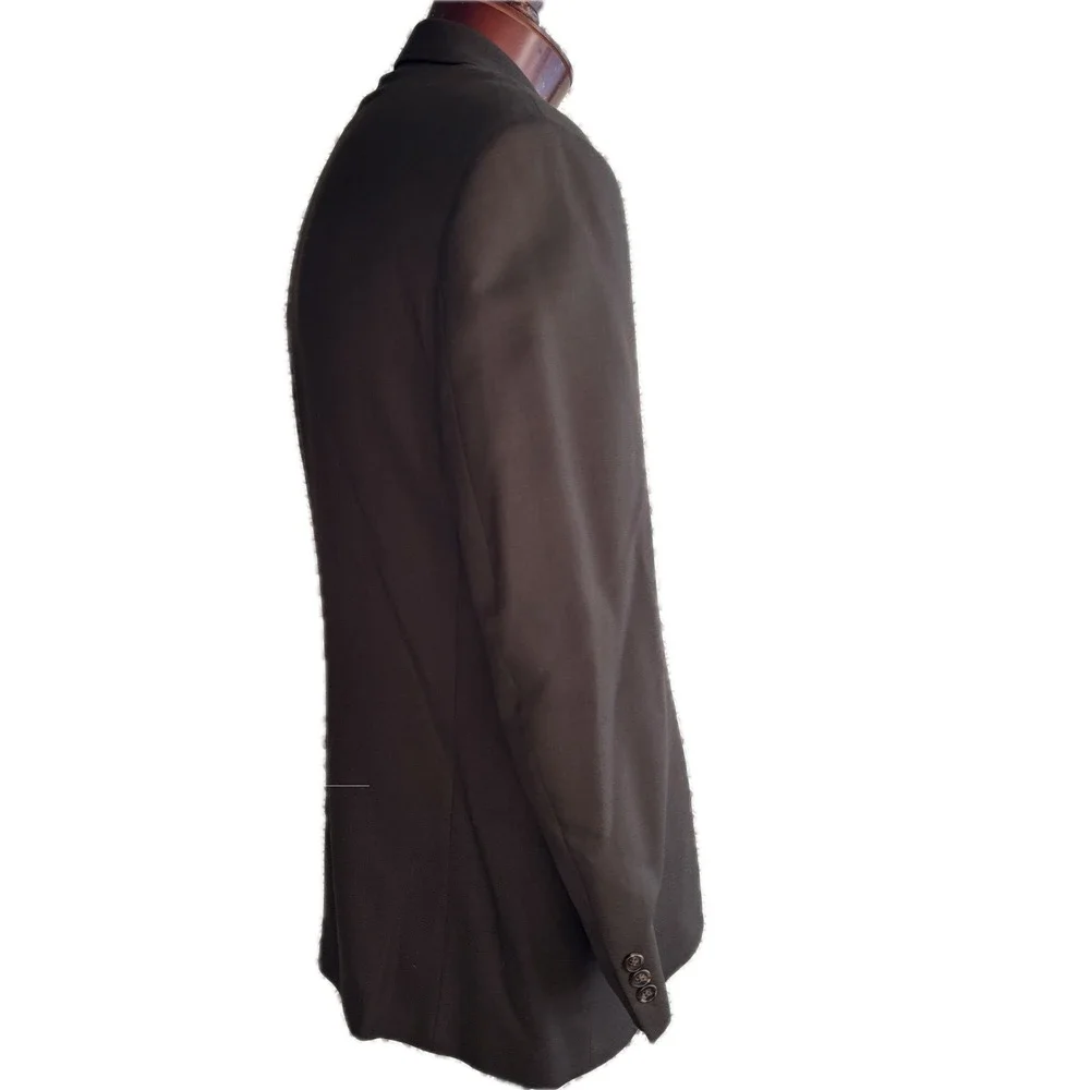 VTG NWOT‎ Pierre Cardin 4 Button Notch Blazer Sport Coat 38R-40R Brown Colombia